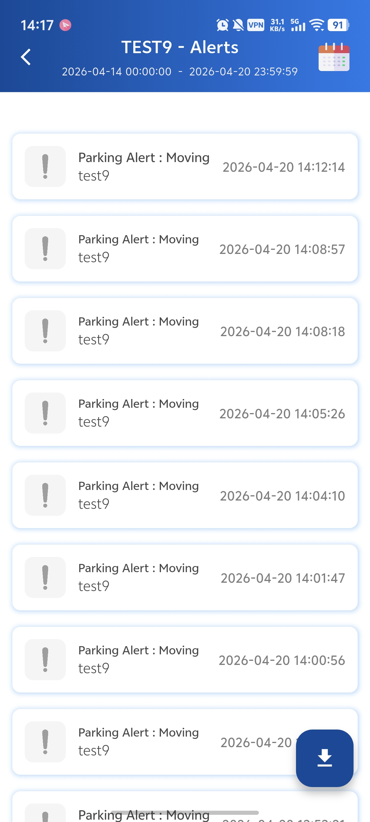 Alerts