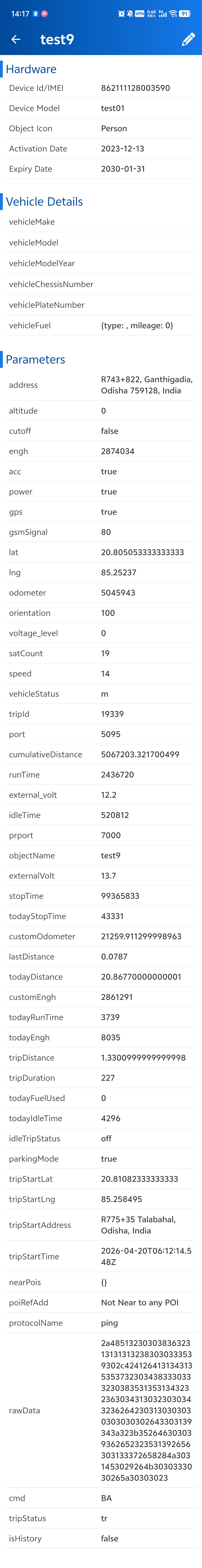 Device Details