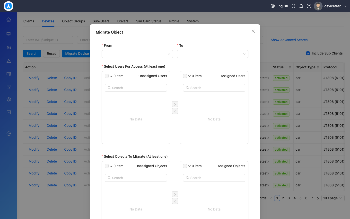 Device Migration Form