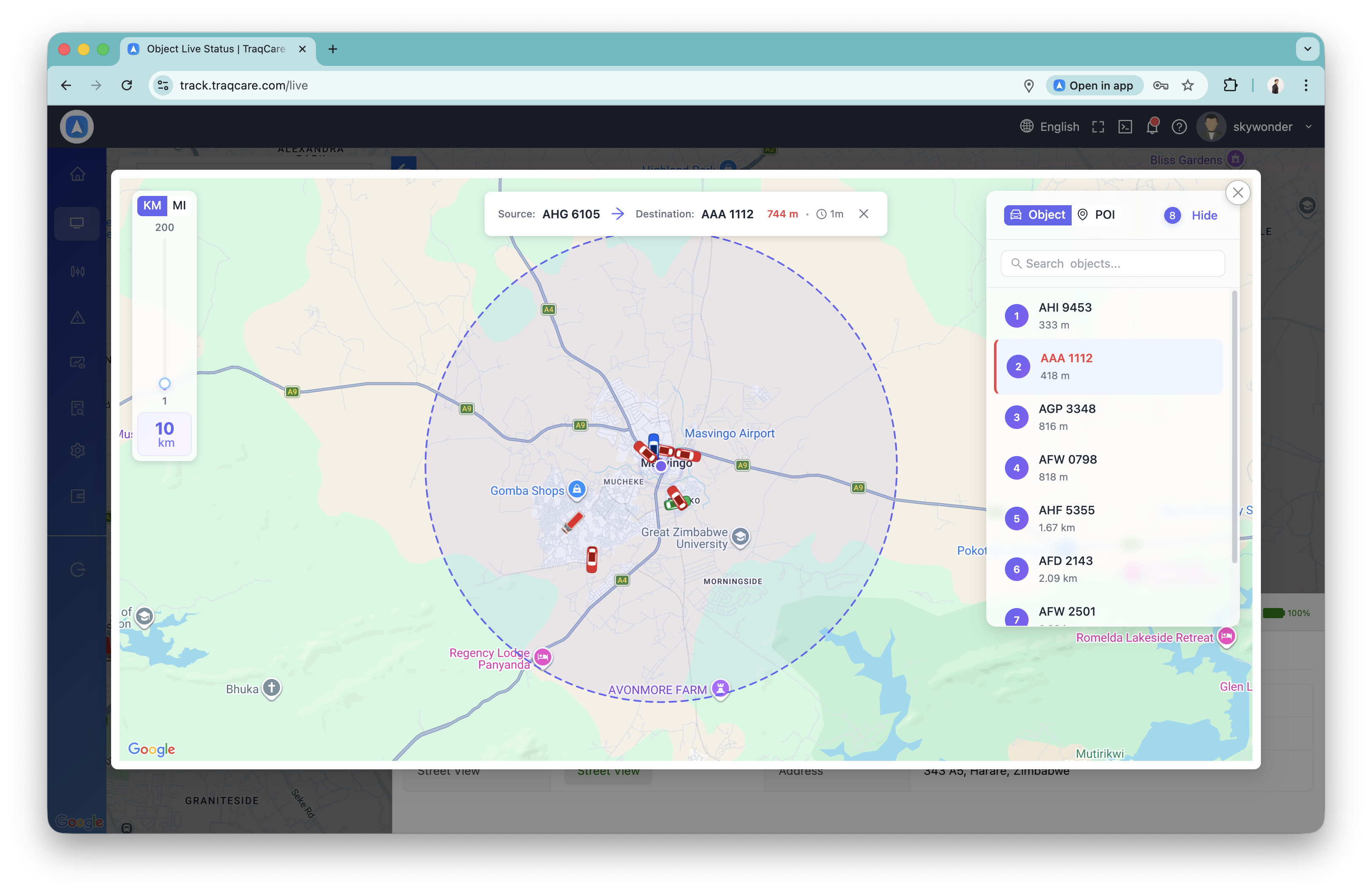 Search Nearby Results